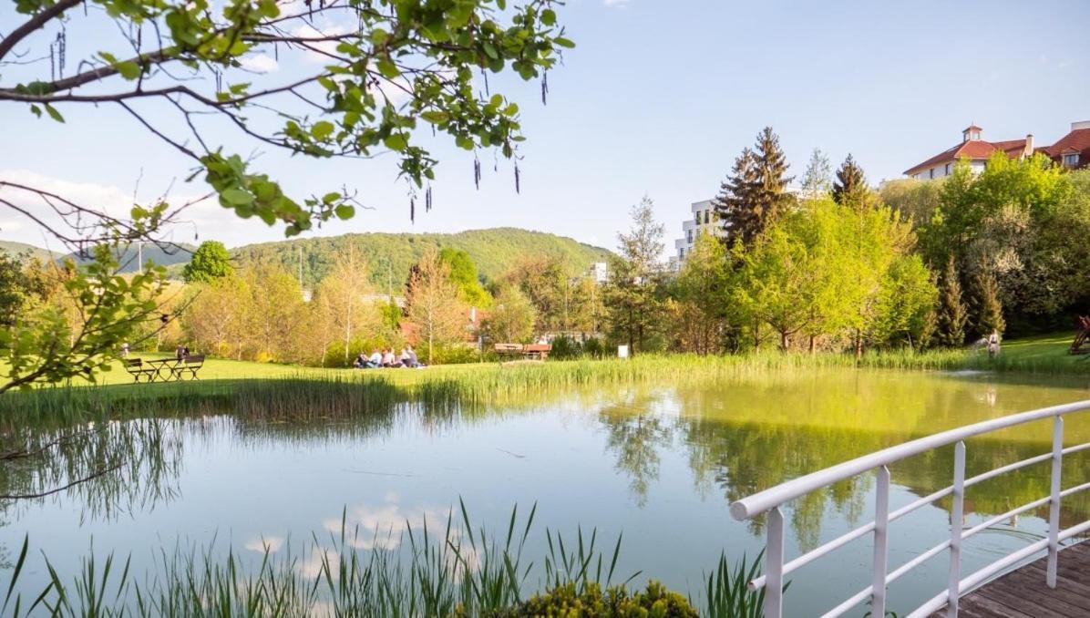 Alure Residences 2 & 24H Self Check-In, Parking In The Garage In The Apartment Building Included, New Building, Terrace, Green Location With A Forest Park With A Lake, Children'S Playground 반스카비스트리카 외부 사진